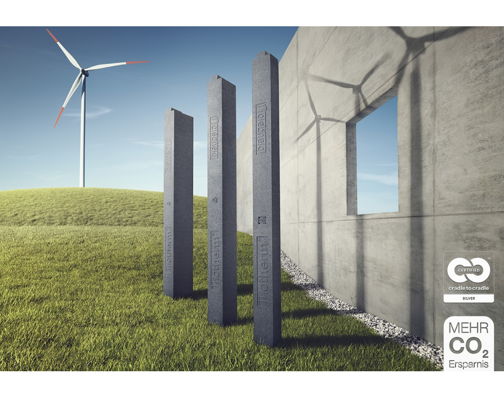 Sistemul de montaj al ferestrelor cu ajutorul precadrelor blaugelb Triotherm+ are acum componente certificate Cradle to Cradle