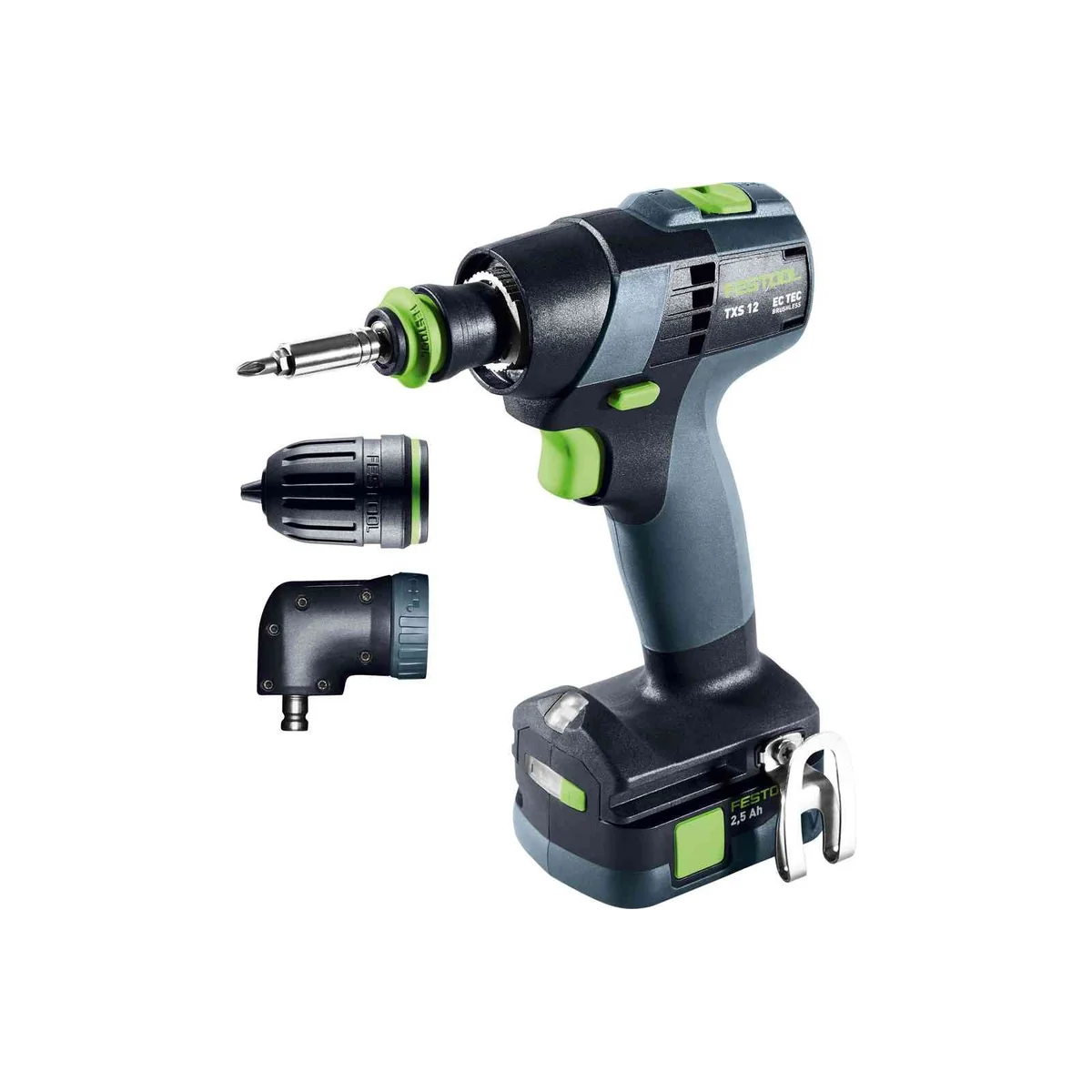 Masina de gaurit si insurubat FESTOOL TXS 12 V 2.5 Ah set cu