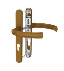 Maner usa exterior, Jowisz, cu sild pentru cilindru, material aluminiu, culoare bronz, 92 x 32 mm
