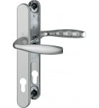 Maner usa termopan, Hoppe New York, exterior, 92 x 30 mm, material aluminiu, culoare titan F9, 1419