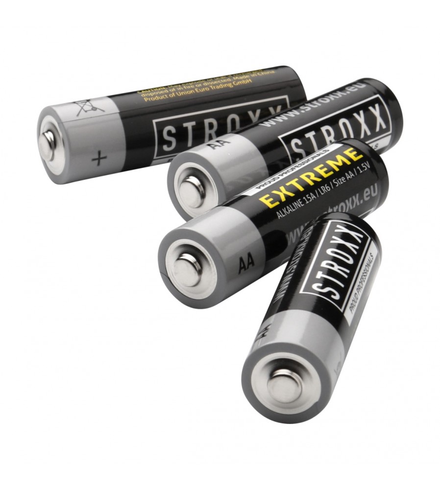 Set 4 baterii alcaline STROXX EXTREME, tip AA LR6, 1.5 V