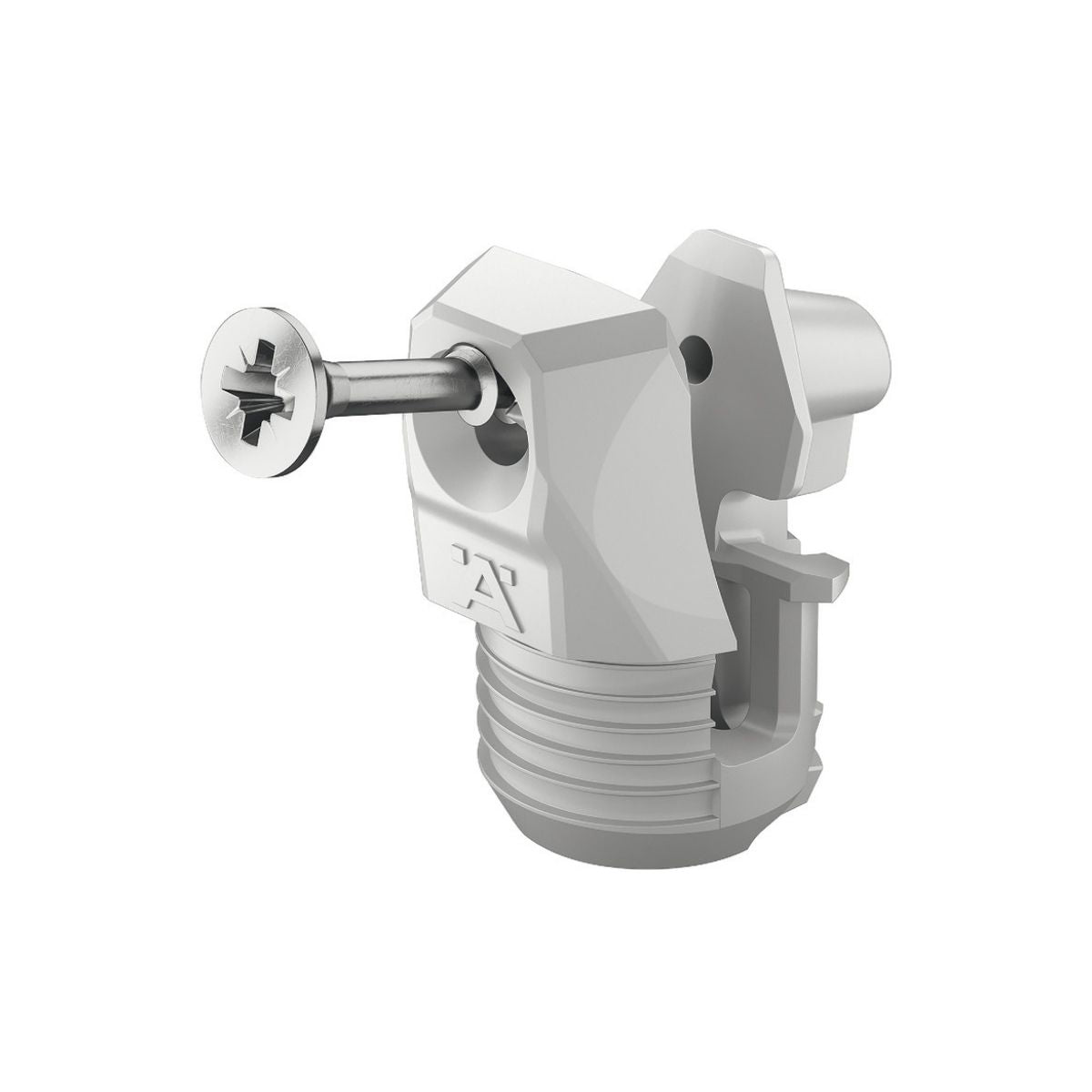 Conector perete spate mobilier Hafele RPC S 15/25, culoare alb, 260.09.765