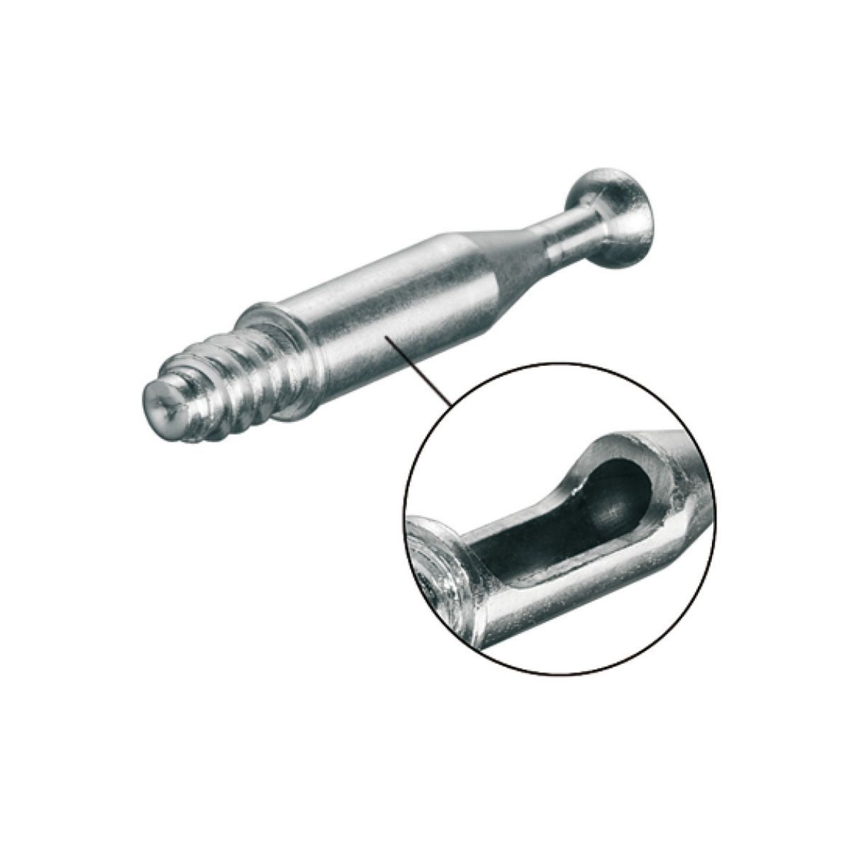 Bolt Hafele Minifix S300 zincat 5/34/11, otel, 262.28.462