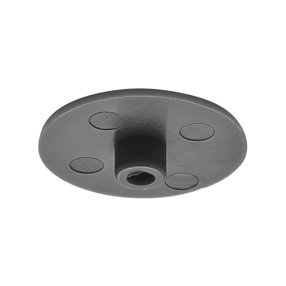 Capac din plastic mascare demontabil Hafele Minifix, culoare gri inchis RAL 7073, 262.24.550