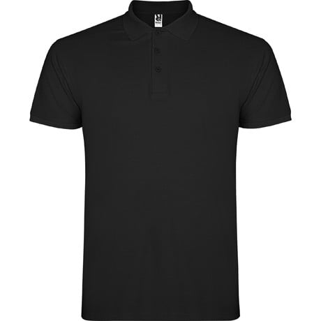 Tricou barbati cu maneca scurta MS Star, marimea M, bumbac, culoare negru