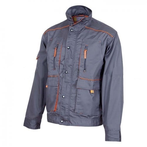 Jacheta de lucru Samoa, marimea 54, material tercot, culoare gri