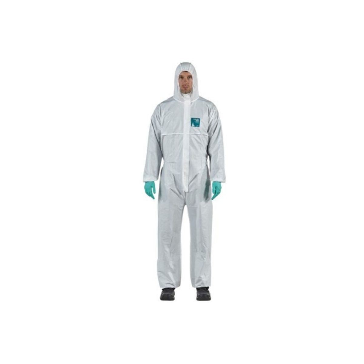 Combinezon antichimic AlphaTec ANSELL 1800 alb, marime XXL