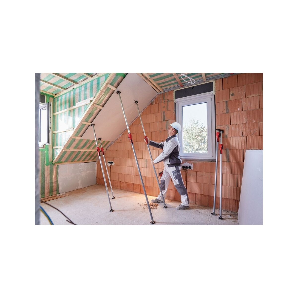 Suport telescopic pentru gips-carton BESSEY STE300, 1700-3000 mm