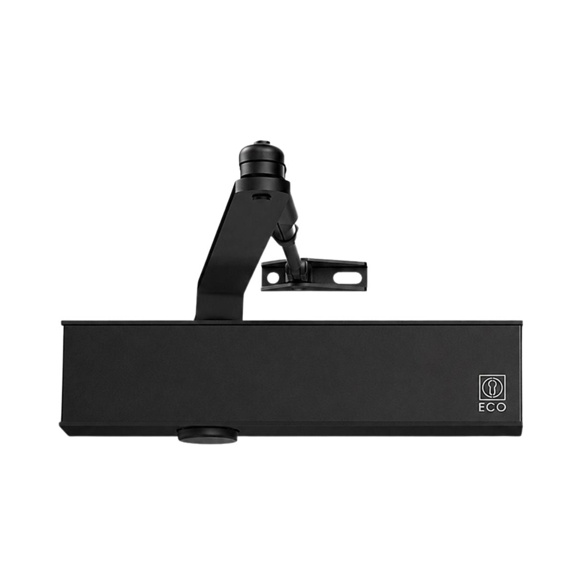 Amortizor usa hidraulic cu brat fixabil, Eco Schulte Newton TS 20 , latime usa pana la 1250 mm, forta inchidere EN 2/3/5, culoare negru
