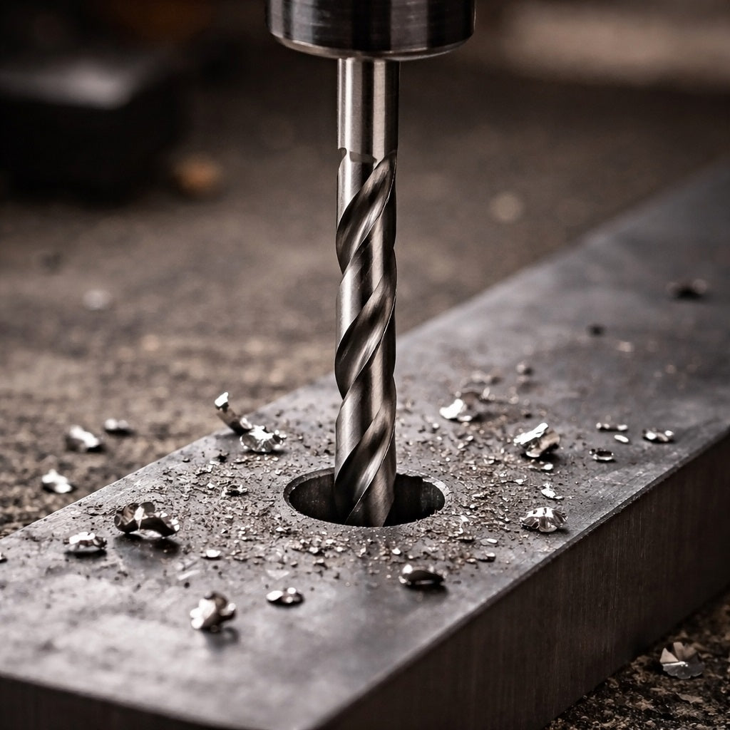 Burghiu elicodal STROXX 500-850, HSS DIN 338 lungime 101 mm, util 63 mm, diametru 6.5 milimetri, 2 muchii, coada cilindrica