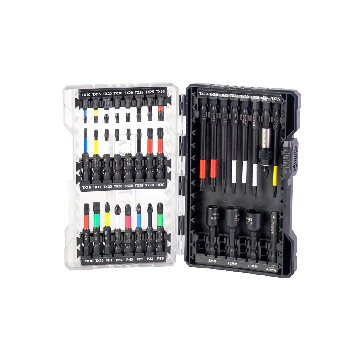 Trusa scule STROXX 102-520, 32 biti, 3 chei tubulare, 2 adaptori