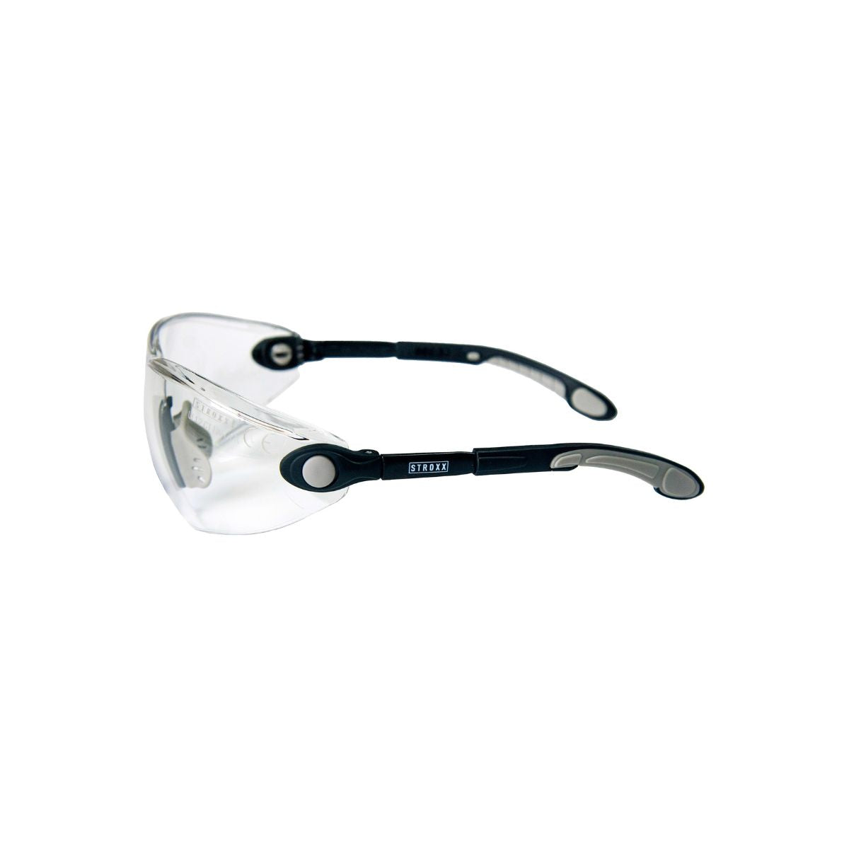 Ochelari de protectie STROXX 102-685 din policarbonat transparent UV400, antiaburire, confort sporit