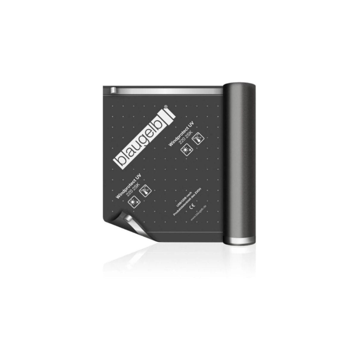 Folie anticondens hidroizolatoare montaj sub acoperis blaugelb Windprotect UV 220 2SK, 3 straturi deschisa la difuzie, 1.5 x 50 M