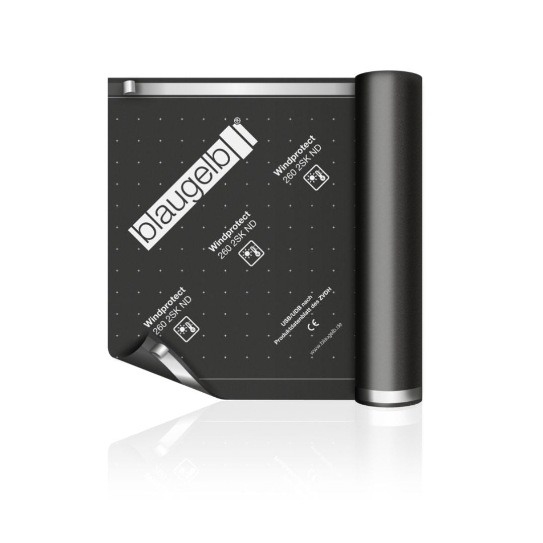 Folie anticondens hidroizolatoare montaj sub acoperis blaugelb Windprotect 260 2SK ND, 3 straturi, deschisa la difuzie, 1.5 x 50 M