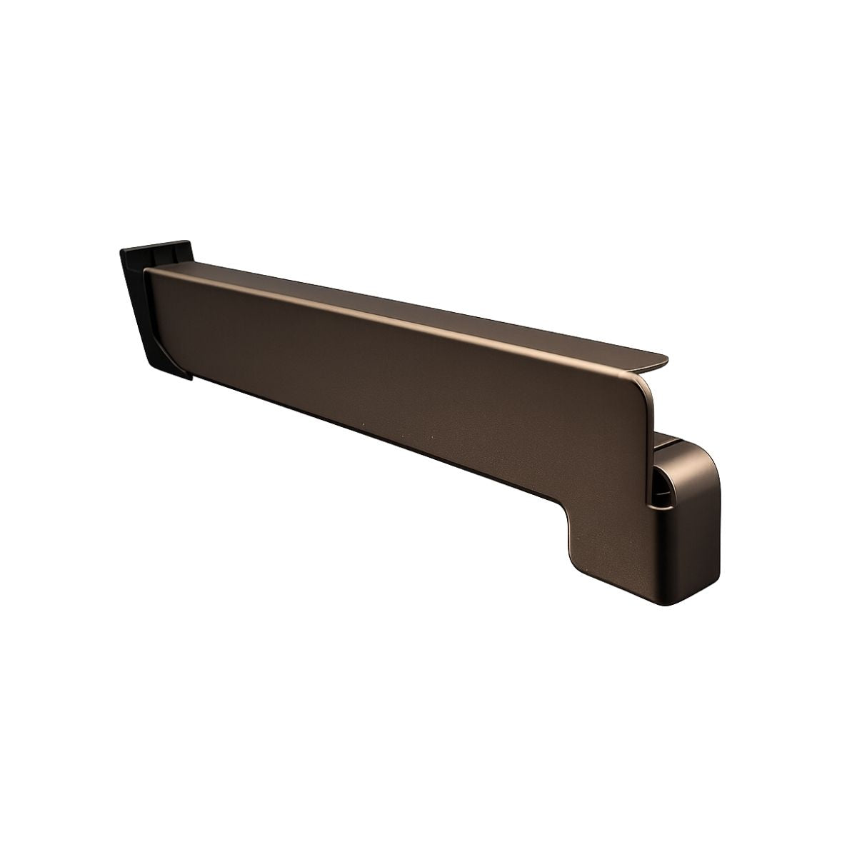 Element capat pervaz aluminiu Gutmann BF 2506-Z stanga, maro, pentru GS 25 latime 195 mm