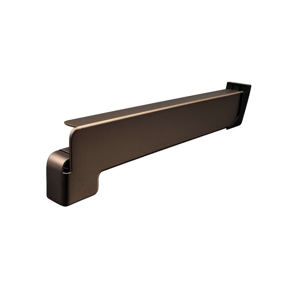 Element capat pervaz aluminiu Gutmann BF 2506-Z dreapta, maro, pentru GS 25 latime 240 mm