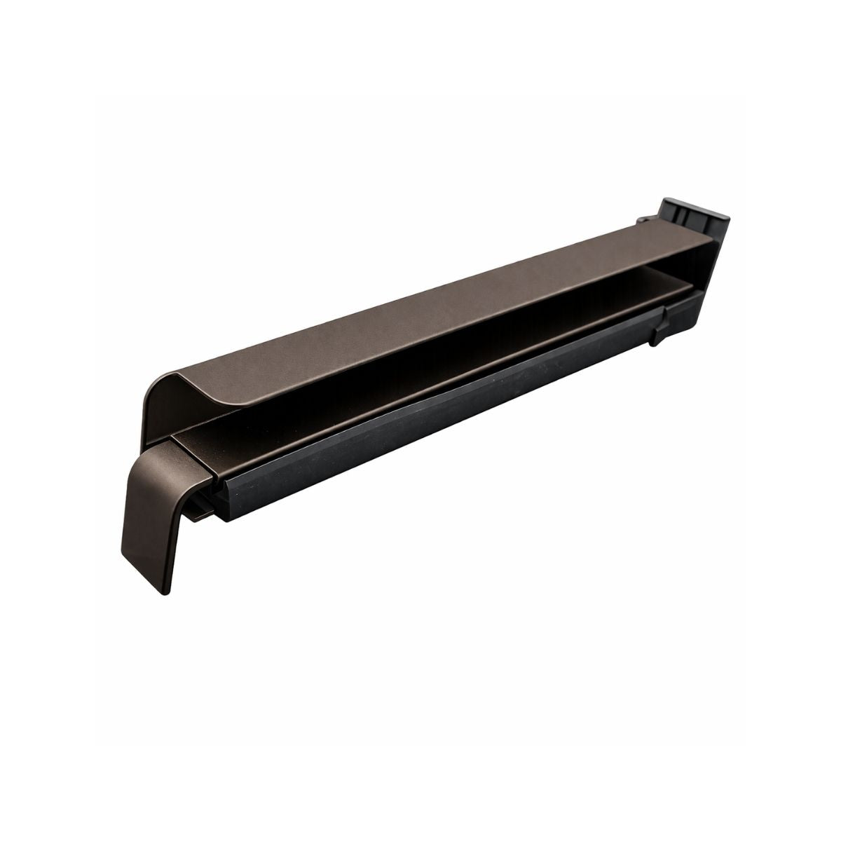 Element capat pervaz aluminiu Gutmann BF 2506-Z stanga, maro, pentru GS 25 latime 110 mm