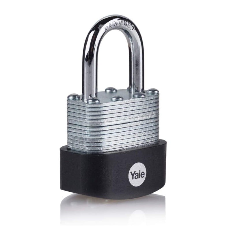 Lacat Yale din otel laminat corp 40 mm, veriga standard, nivel inalt de protectie Y125B/40/122/1