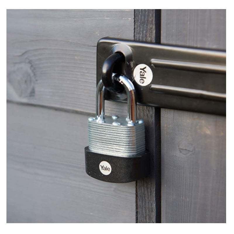 Lacat Yale din otel laminat corp 50 mm, veriga standard, nivel inalt de protectie Y125B/50/129/1