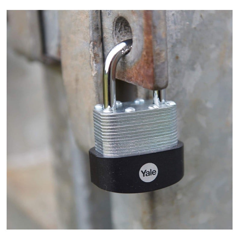 Lacat Yale din otel laminat corp 45 mm, rezistent la umiditate, nivel maxim de protectie Y127B/45/125/1