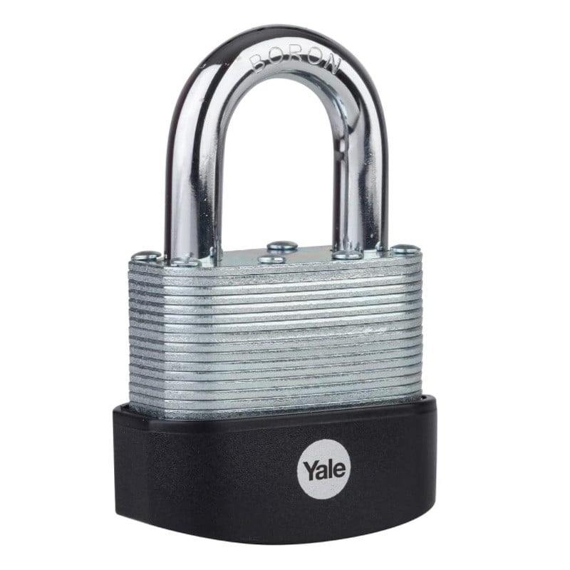 Lacat Yale din otel laminat corp 55 mm, rezistent la umiditate, nivel maxim de protectie Y127B/55/129/1