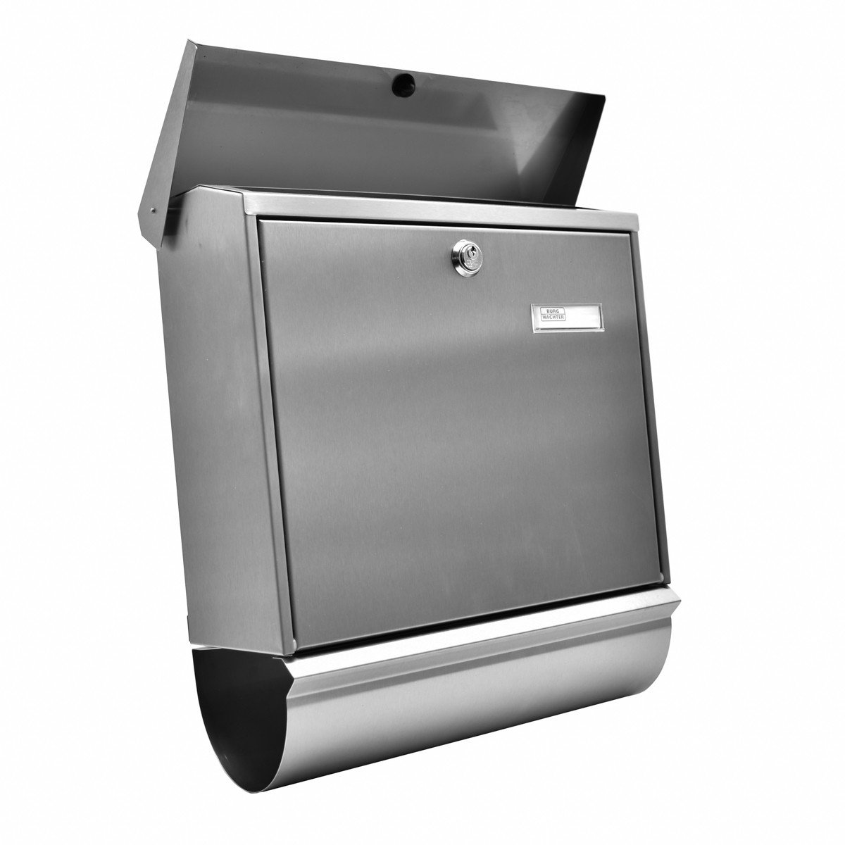 Cutie postala Premium BURG-WACHTER model Comfort-Set 32130 din inox cu incuiere 2 chei culoare inox 380 x 440 x 148 mm