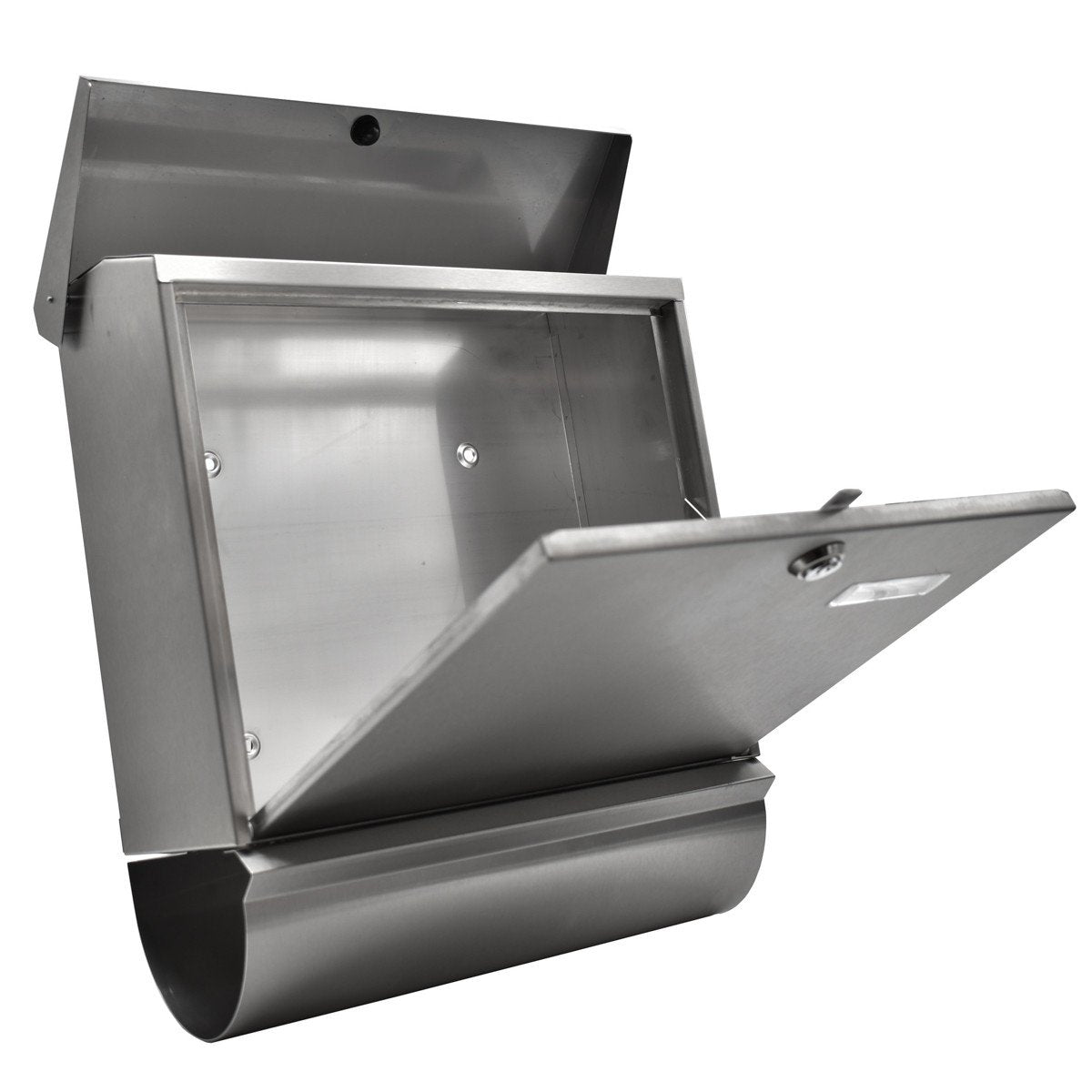 Cutie postala Premium BURG-WACHTER model Comfort-Set 32130 din inox cu incuiere 2 chei culoare inox 380 x 440 x 148 mm