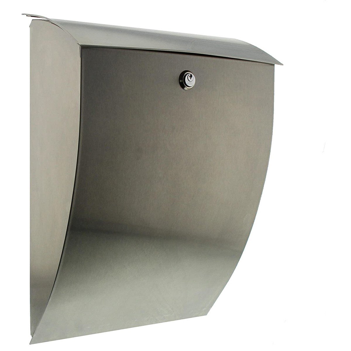 Cutie postala Premium BURG-WACHTER model Milano 3843 din inox cu incuiere 2 chei culoare inox 488 x 352 x 182 mm