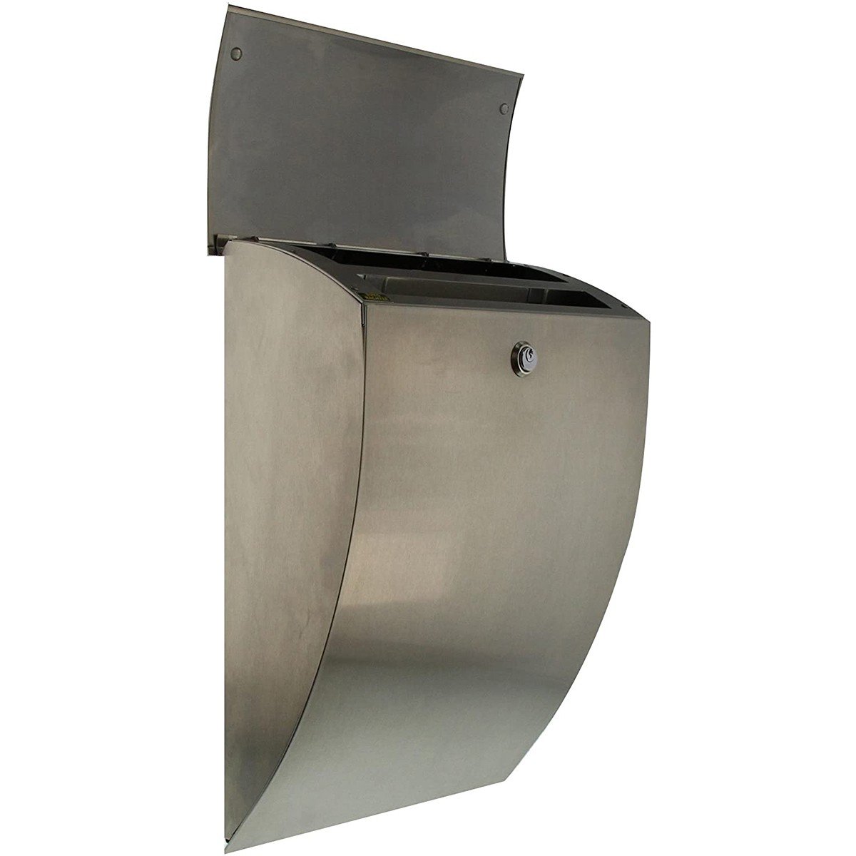 Cutie postala Premium BURG-WACHTER model Milano 3843 din inox cu incuiere 2 chei culoare inox 488 x 352 x 182 mm