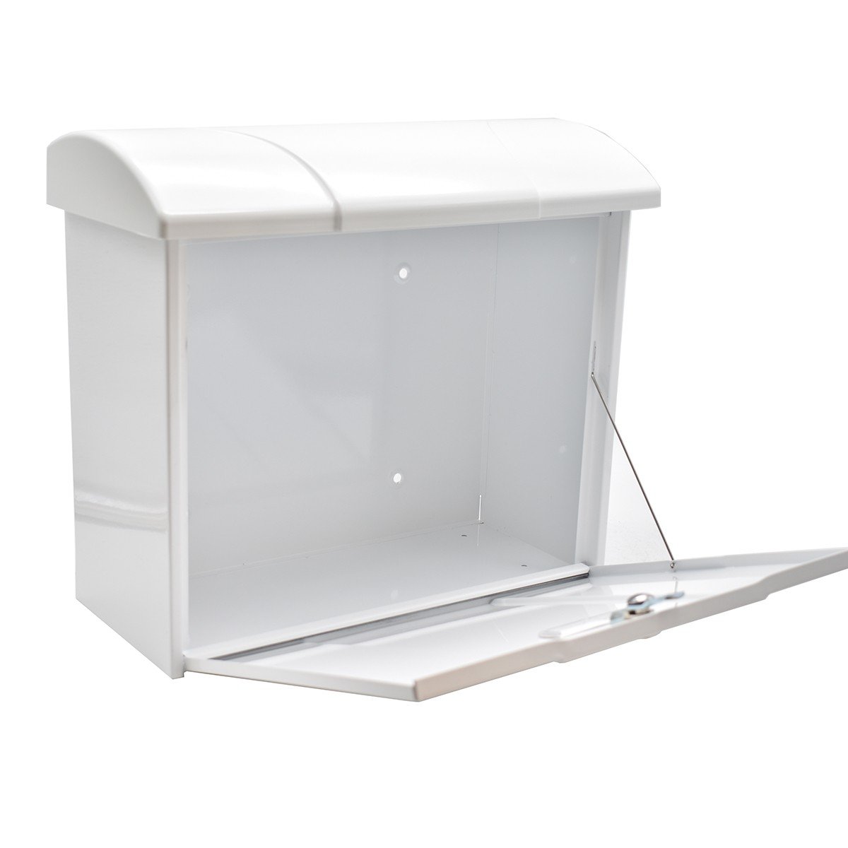 Cutie postala Premium BURG-WACHTER model model Olymp 916 din plastic cu incuiere 2 chei culoare alb 360 x 389 x 193 mm