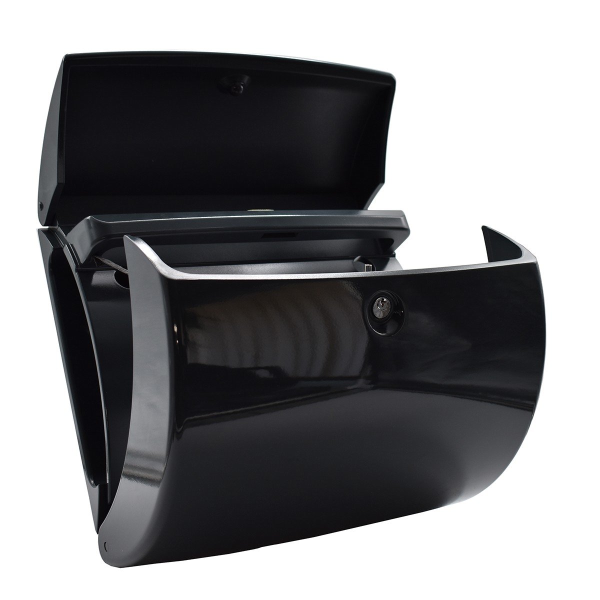 Cutie postala Premium BURG-WACHTER model Piano 886 din plastic cu incuiere 2 chei culoare granit lucios 400 x 380 x 178 mm