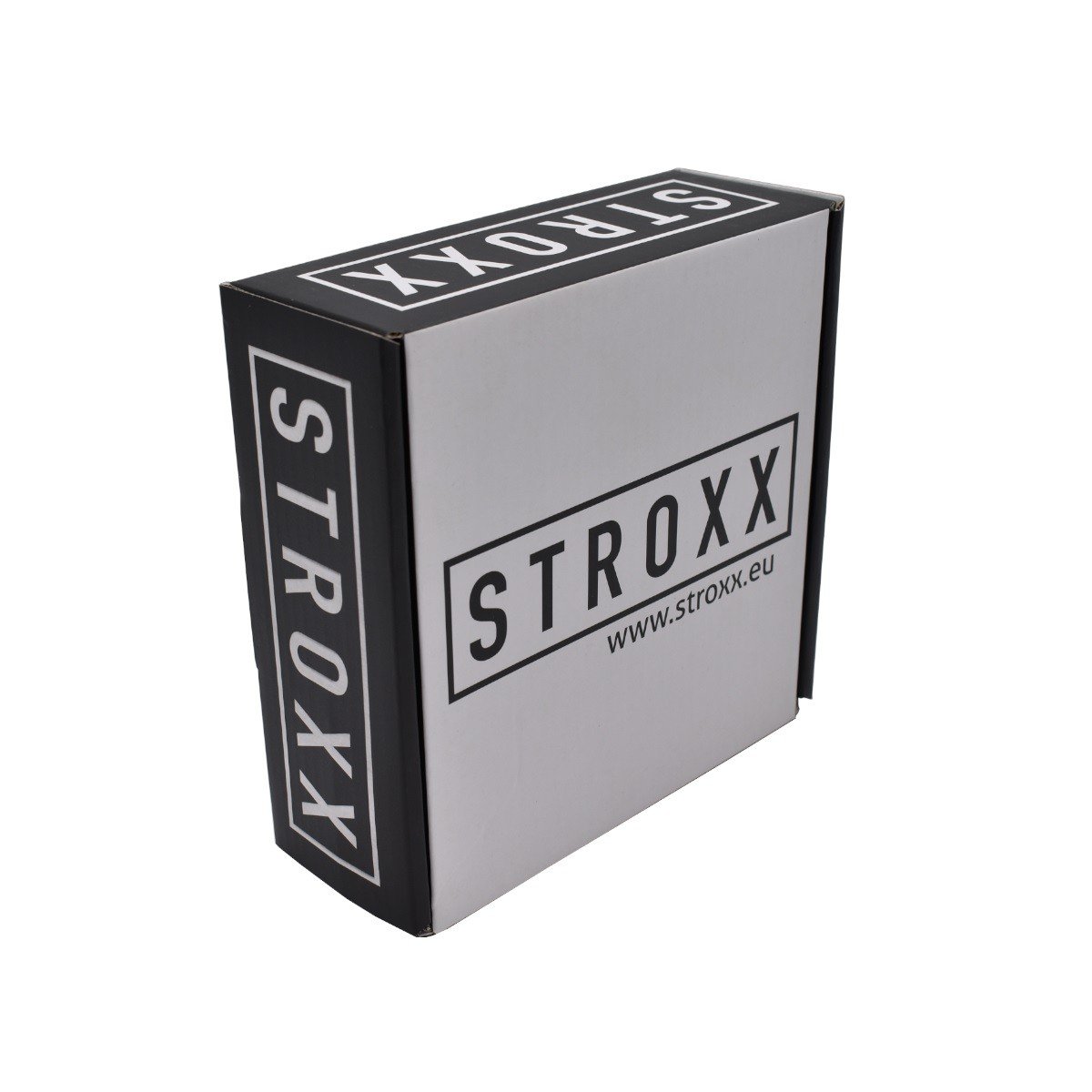 Maner usa interior STROXX cu rozeta pentru cilindru si maner la 90 de grade, material inox mat