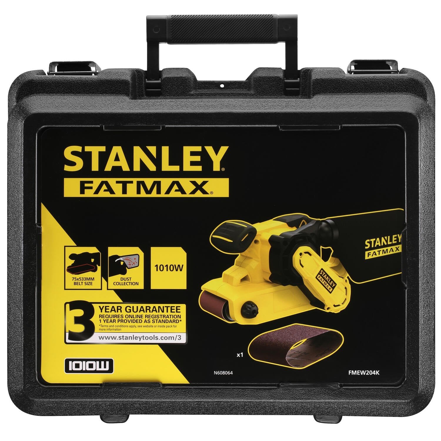 Slefuitor cu banda STANLEY FATMAX 220 Volti 1010 Wati FMEW204KA1-QS