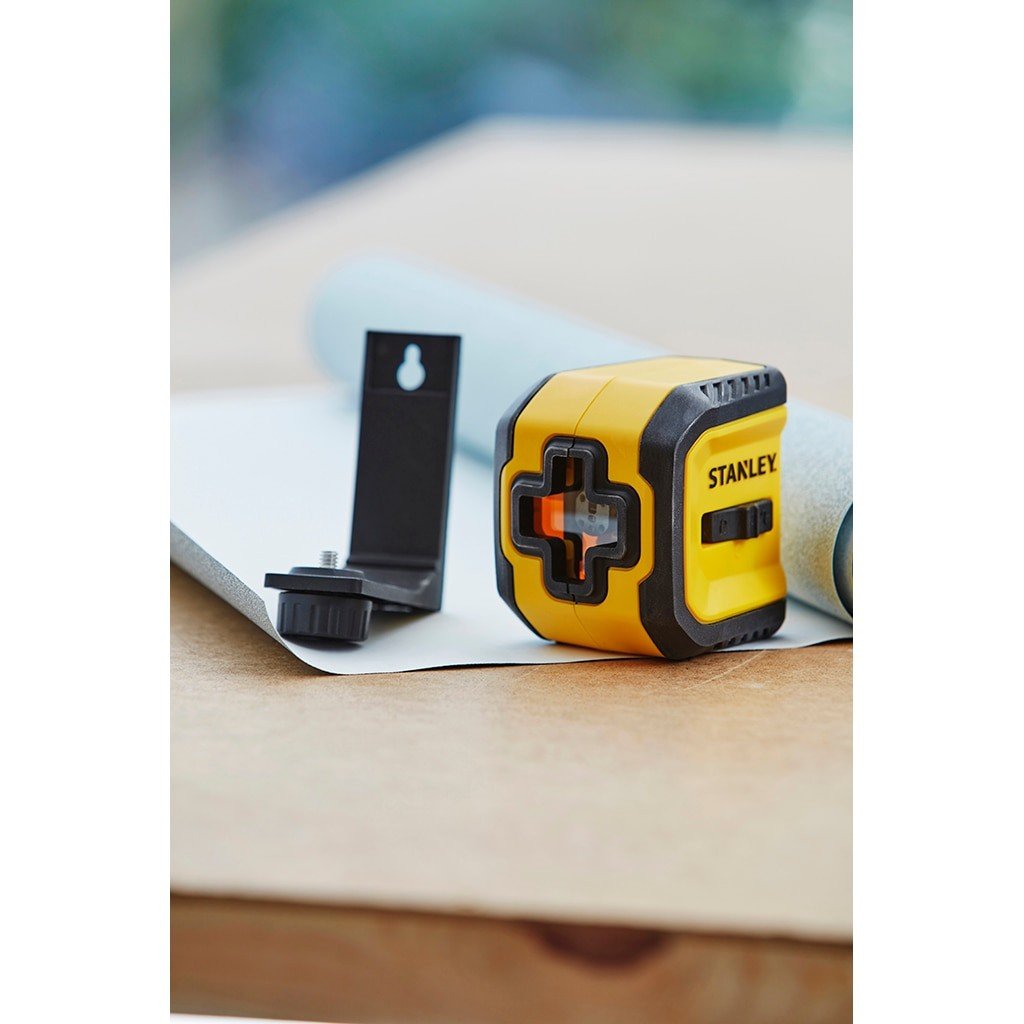 Nivela laser STANLEY cu fascicul rosu in cruce 10 metri STHT77611-0