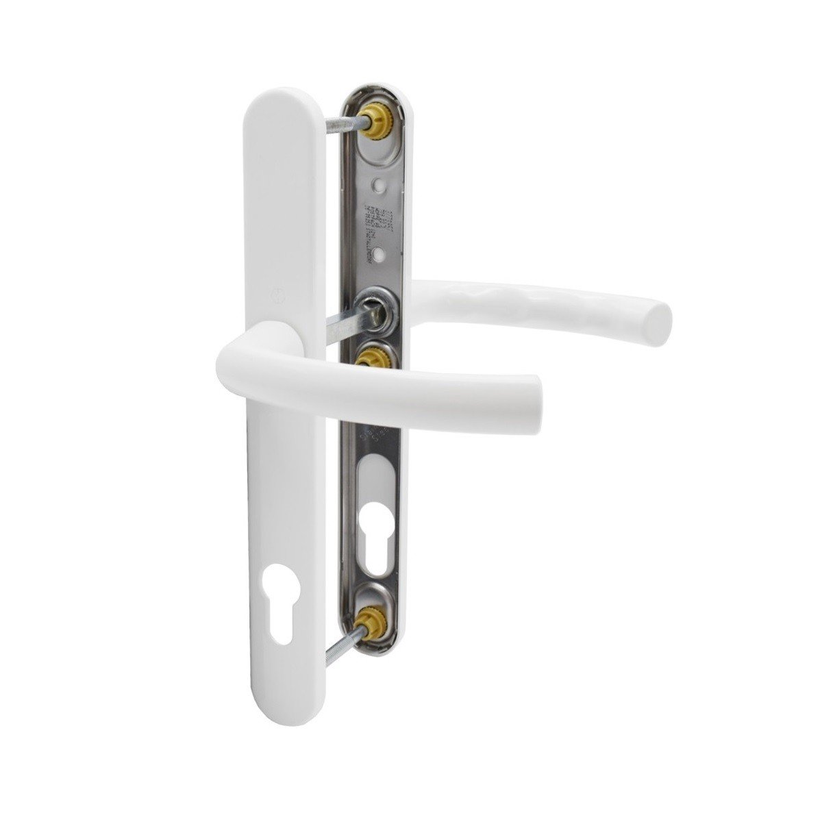 Maner usa termopan, Hoppe Lima, exterior, 92 x 30 mm, material aluminiu, culoare alb RAL9016