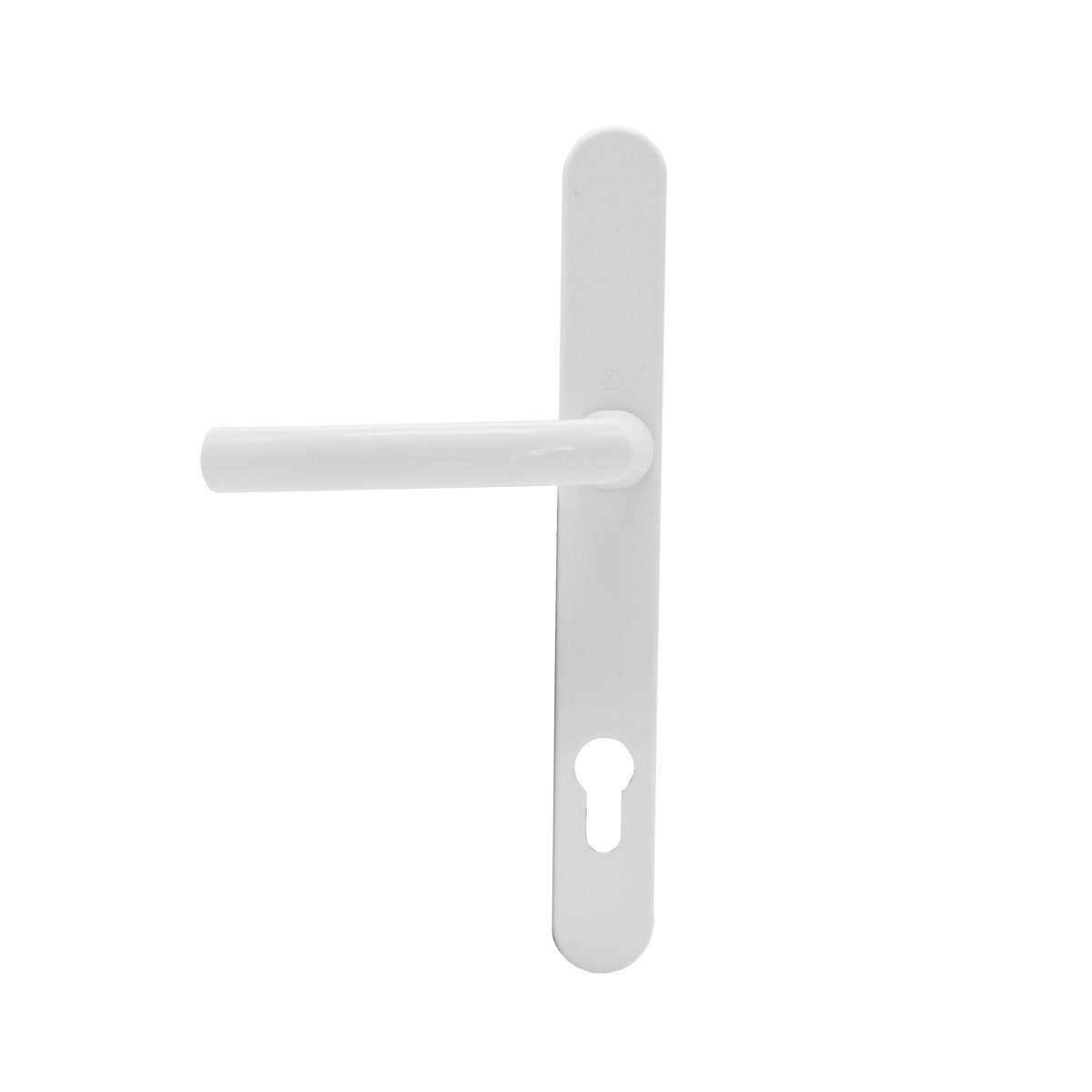 Maner usa termopan, Hoppe Lima, exterior, 92 x 30 mm, material aluminiu, culoare alb RAL9016