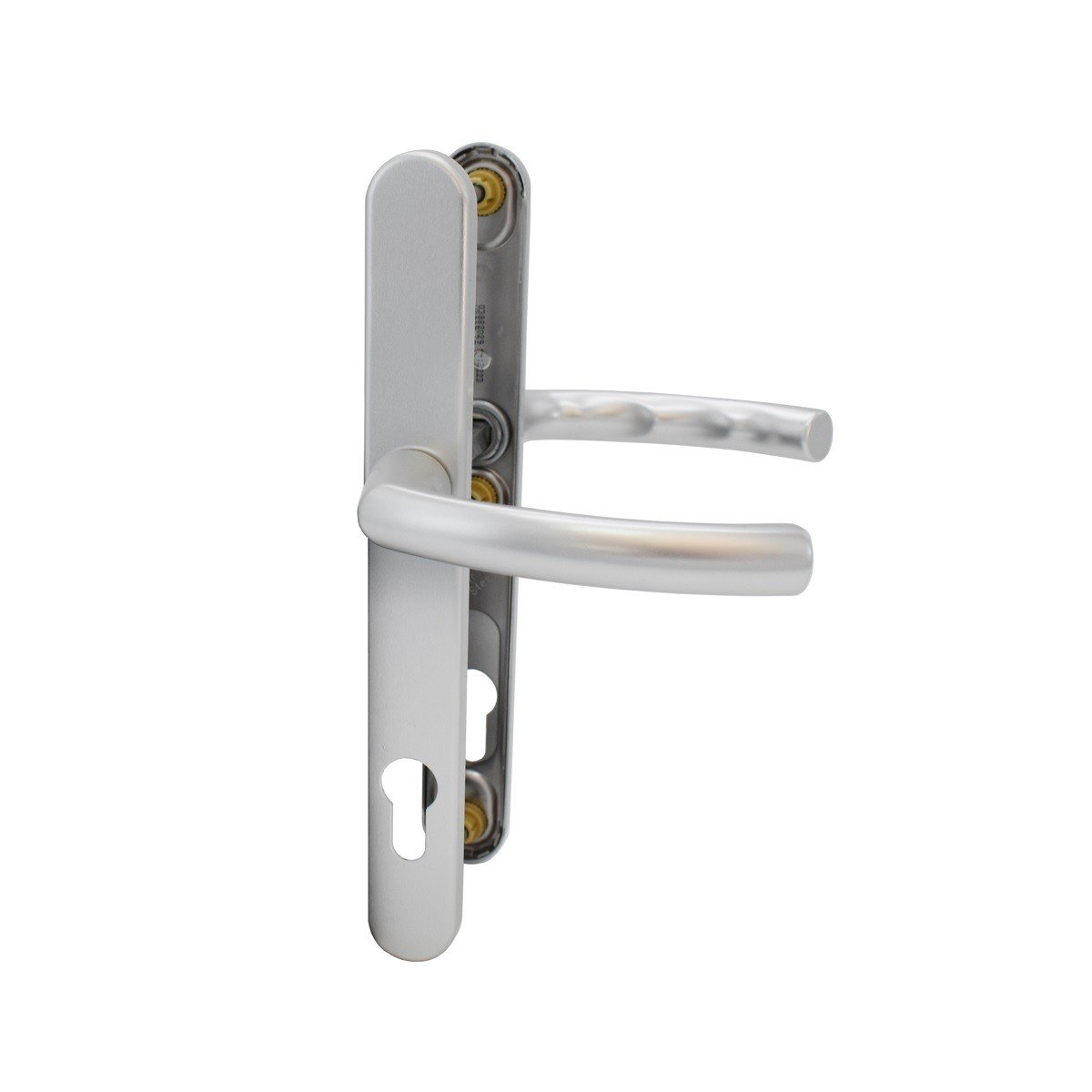 Maner usa termopan, Hoppe Lima, exterior, 92 x 30 mm, material aluminiu, culoare argintiu F1