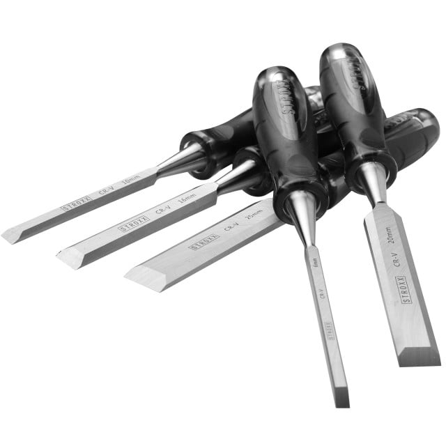 Set dalti pentru lemn STROXX, 5 piese, 6-10-16-20-25 mm