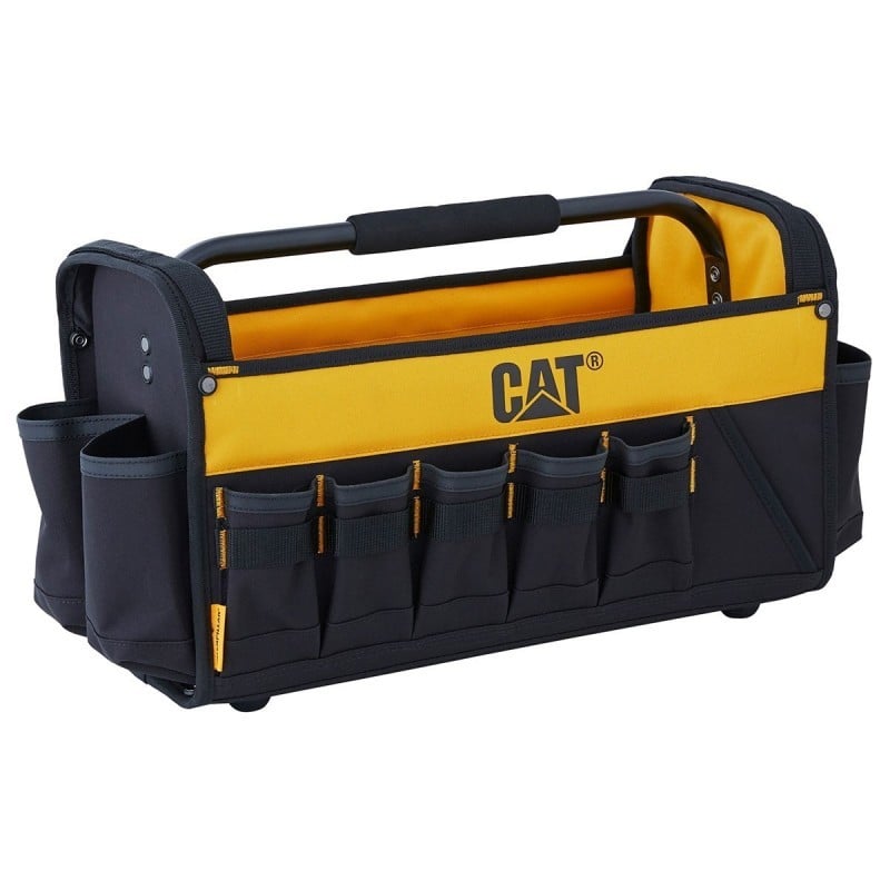 Geanta scule, tip deschis, CAT GP65046, cu multiple buzunare de depozitare