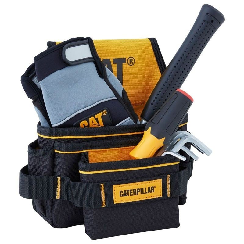 Geanta scule, CAT GP65055, cu buzunare multiple, atasare la curea