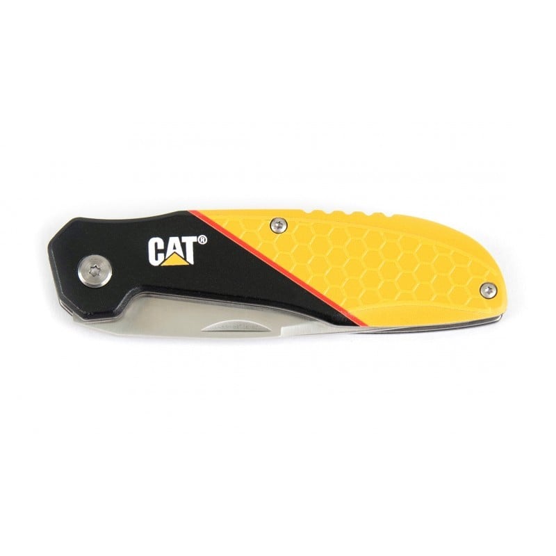 Cutit pliabil CAT 106307 cu lama din inox si maner din aluminiu