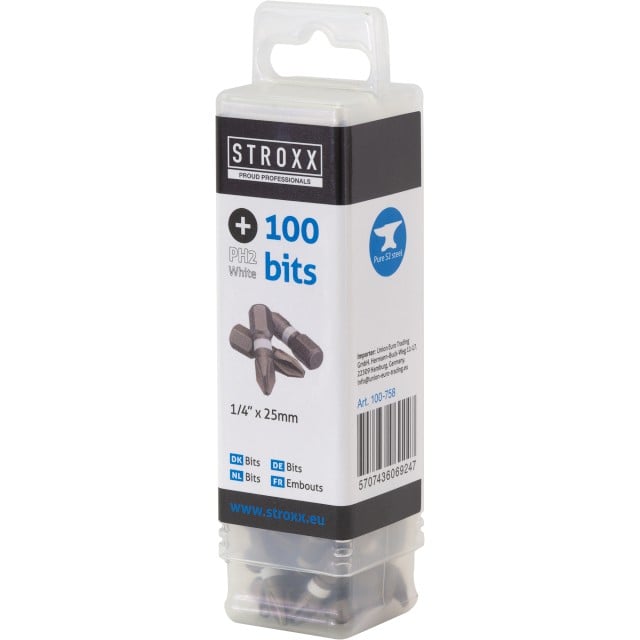 Set biti STROXX S2 PH2 100 buc/set