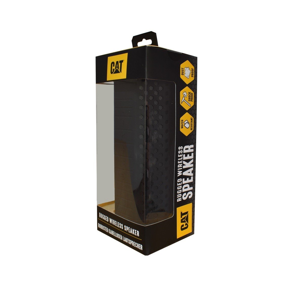 Boxa portabila bluetooth CAT clasa protectie IP66 autonomie 10 ore putere 10 W culoare neagra