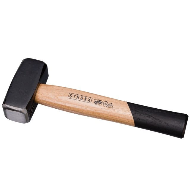 Ciocan pentru demolari simple STROXX, 1250 grame, cu maner din lemn de nuc american (Hikory)