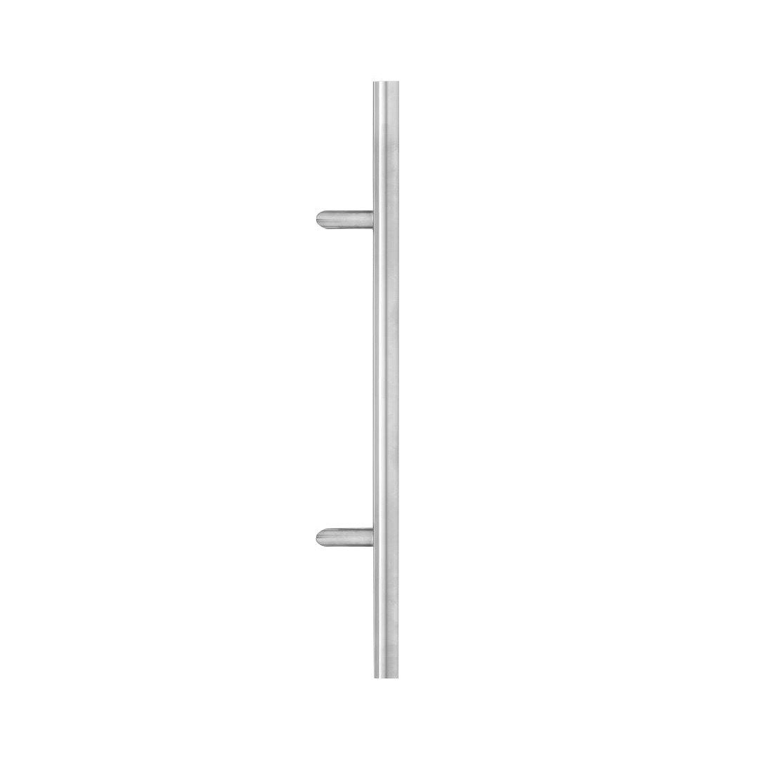 Maner spatial o singura parte blaugelb inox mat diametru 32 mm lungime 800 mm asezare la 45 de grade fara accesorii de prindere