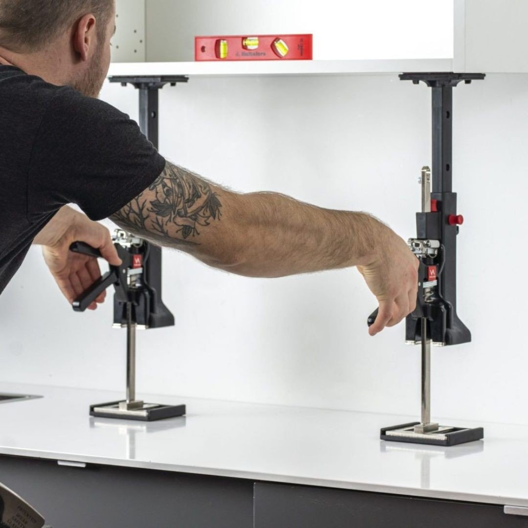Set 3 piese STROXX Viking Arm pentru pozitionare precisa si rapida a corpurilor de mobilier pe perete