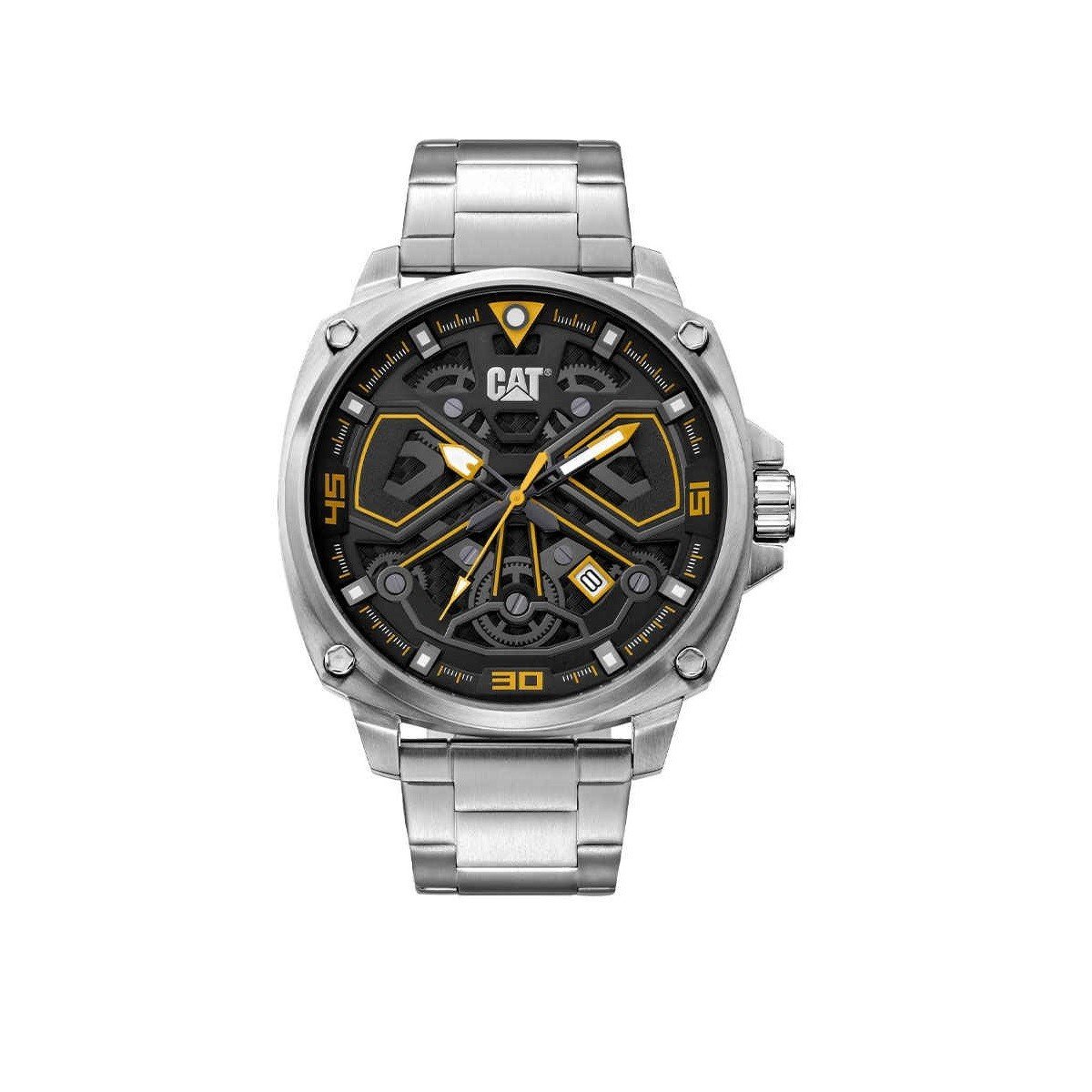 Ceas pentru barbati CAT TOKYO mecanism QUARZ analog carcasa 44 mm din otel inoxidabil cadran negru AJ.141.11.127