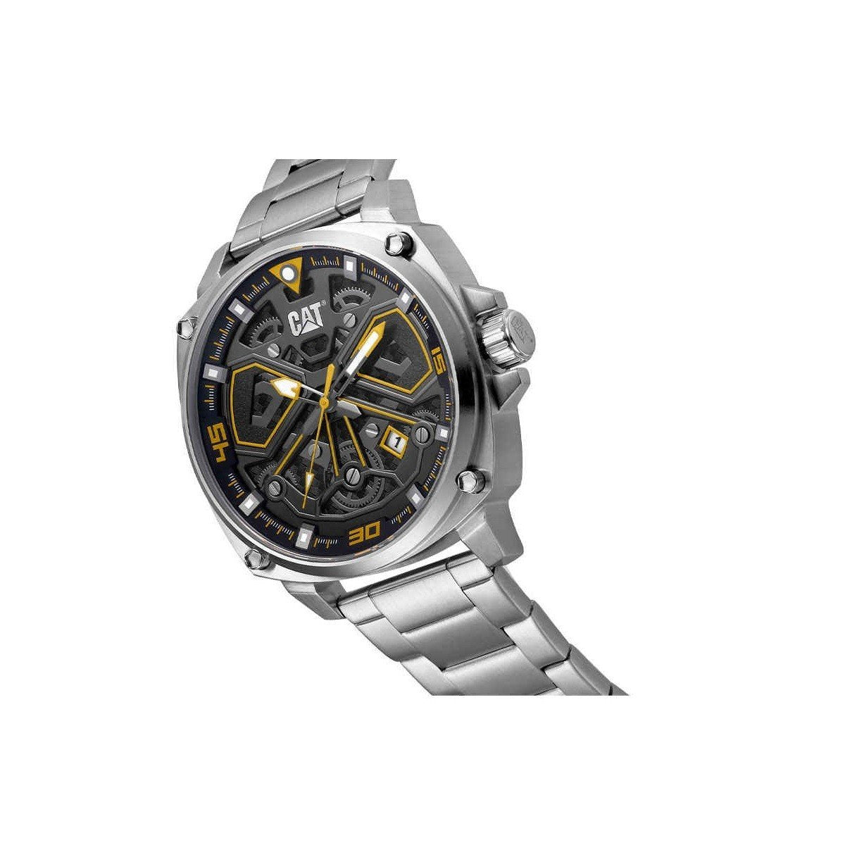 Ceas pentru barbati CAT TOKYO mecanism QUARZ analog carcasa 44 mm din otel inoxidabil cadran negru AJ.141.11.127