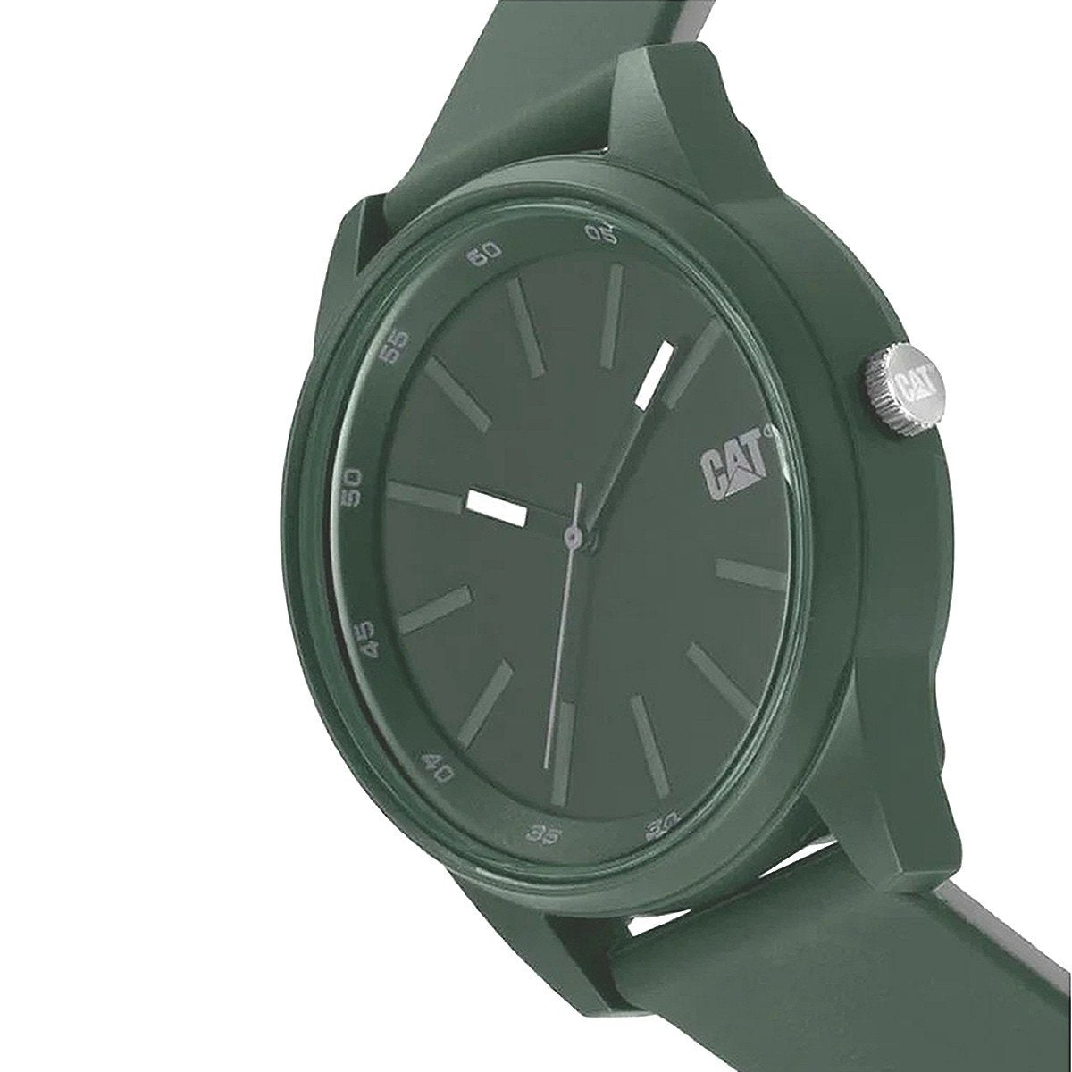 Ceas pentru barbati CAT INSIGNIA, mecanism QUARTZ, analog, carcasa 43 mm, din plastic ABS, cadran verde, LJ.130.23.323
