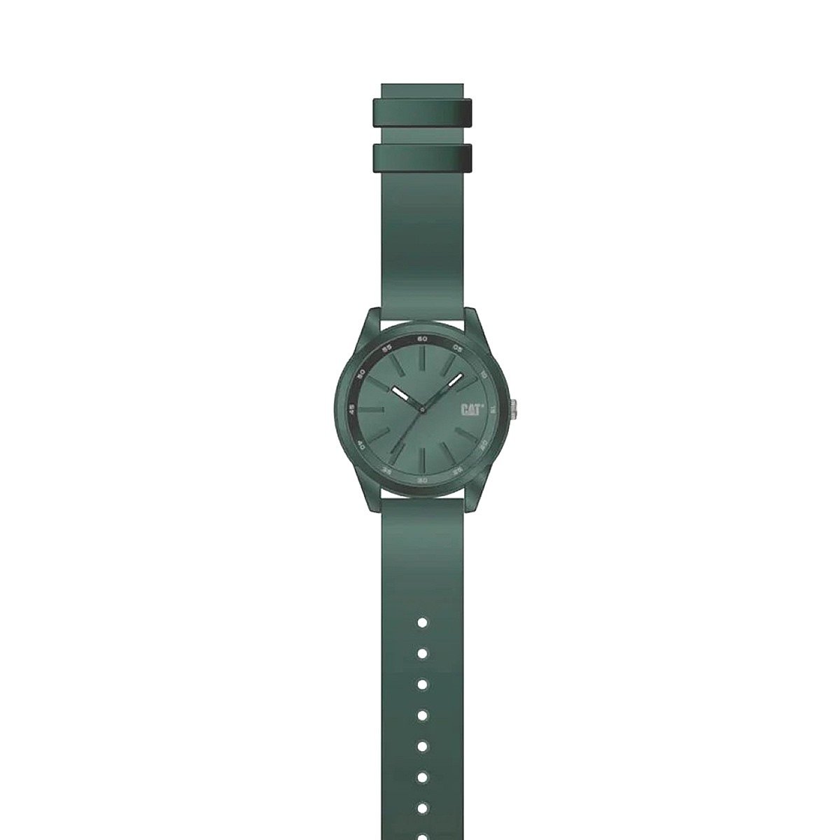 Ceas pentru barbati CAT INSIGNIA, mecanism QUARTZ, analog, carcasa 43 mm, din plastic ABS, cadran verde, LJ.130.23.323